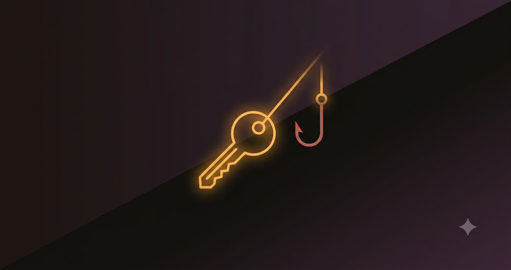 Phishing attack illustration